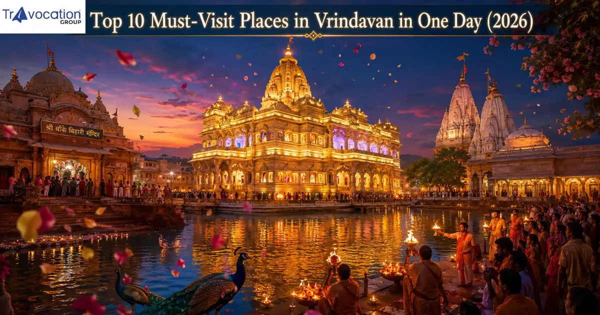 places to visit in vrindavan in one day