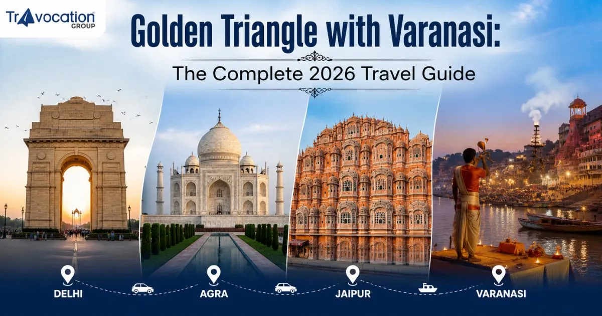 golden triangle with varanasi